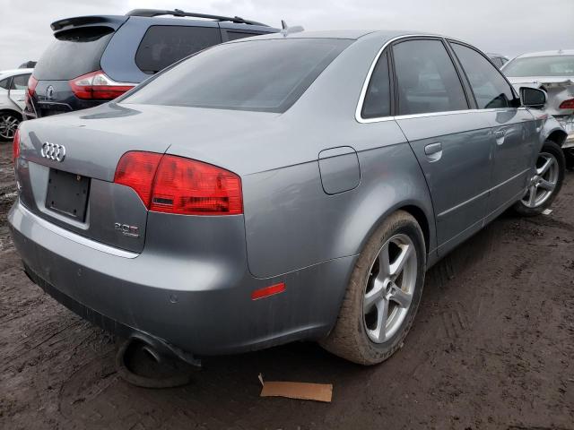 WAUDF78E16A049832 - 2006 AUDI A4 2.0T QU GRAY photo 3