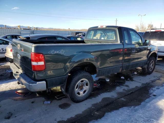 1FTRF14535NA11327 - 2005 FORD F150 GREEN photo 3