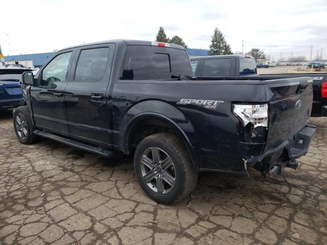 1FTEW1EP5LFA83703 - 2020 FORD F150 SUPER BLACK photo 2