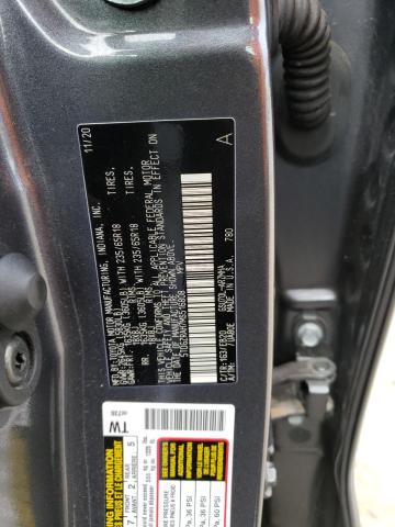 5TDGZRAH7MS516808 - 2021 TOYOTA HIGHLANDER ნაცრისფერი ფოტო 14