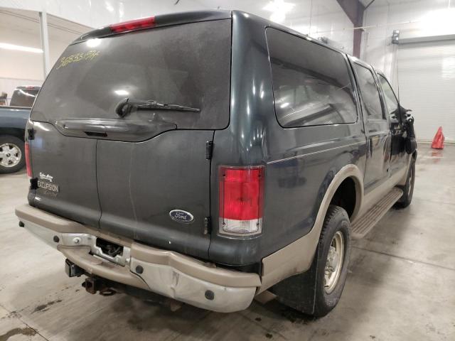 1FMNU43S8YEE35969 - 2000 FORD EXCURSION BLUE photo 4