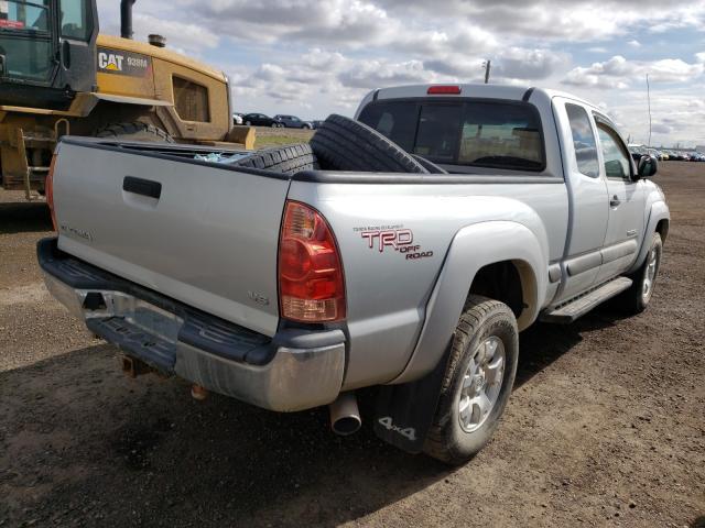 5TEUU42N66Z158485 - 2006 TOYOTA TACOMA ACC ვერცხლისფერი ფოტო 4
