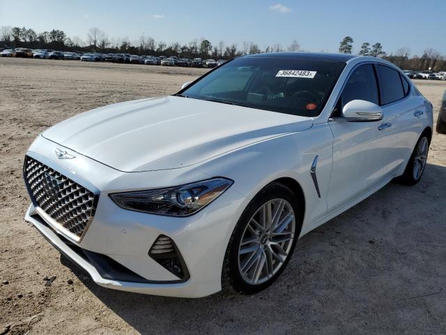 KMTG34LA6LU059876 - 2020 GENESIS G70 ELITE WHITE photo 1