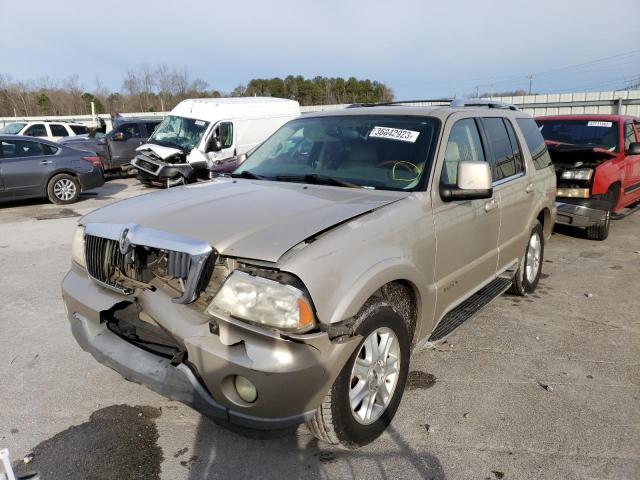 5LMEU68H24ZJ29570 - 2004 LINCOLN AVIATOR 金色 照片 1