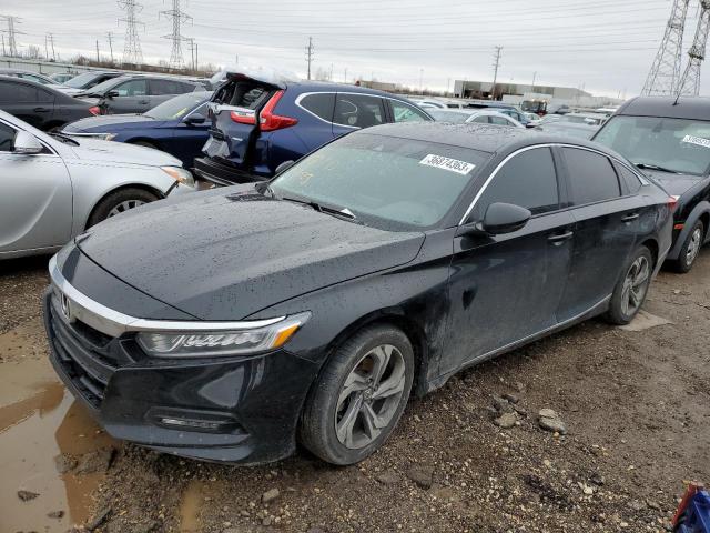 1HGCV1F52KA010146 - 2019 HONDA ACCORD EXL BLACK photo 1