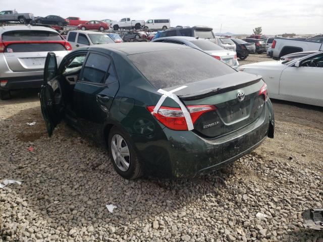5YFBPRHE6FP196792 - 2015 TOYOTA COROLLA EC 绿色 照片 3