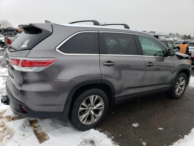 5TDJKRFH1FS115826 - 2015 TOYOTA HIGHLANDER 石墨色 照片 3
