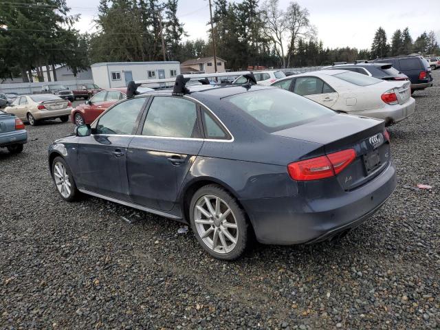 WAUKFAFL2EN007487 - 2014 AUDI A4 PRESTIG BLUE photo 2