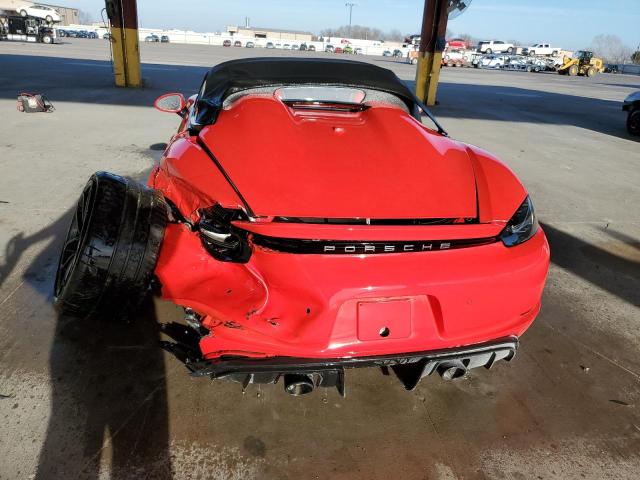 WP0CC2A86NS235552 - 2022 PORSCHE BOXSTER SP RED photo 6