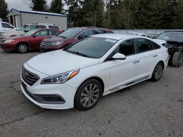 5NPE34AF5GH288070 - 2016 HYUNDAI SONATA SPO WHITE photo 1