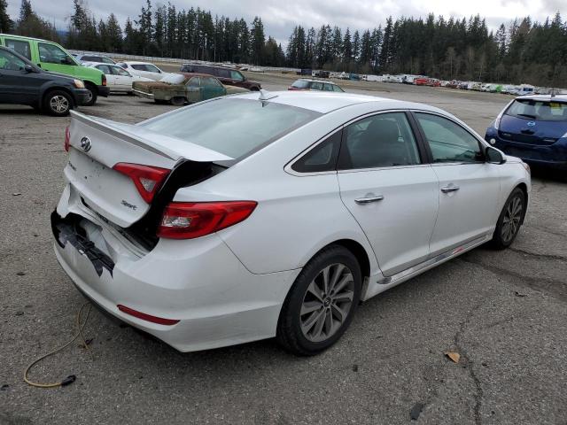 5NPE34AF5GH288070 - 2016 HYUNDAI SONATA SPO WHITE photo 3