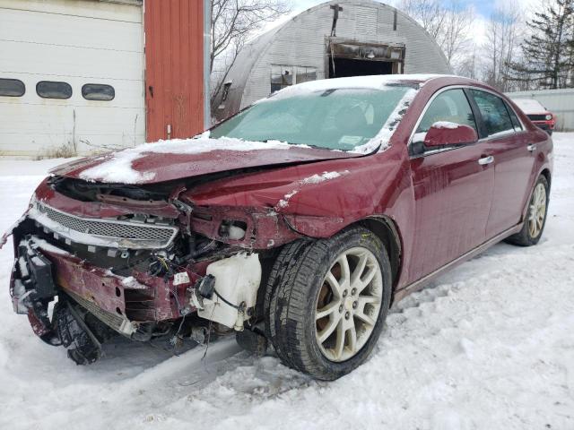 1G1ZE5E79BF118309 - 2011 CHEVROLET MALIBU LTZ წითელი ფოტო 2
