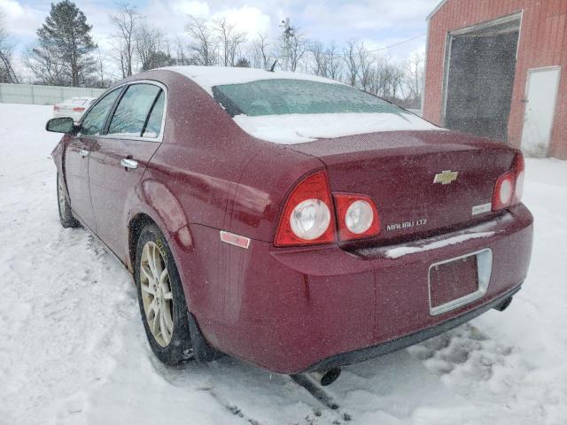 1G1ZE5E79BF118309 - 2011 CHEVROLET MALIBU LTZ წითელი ფოტო 3
