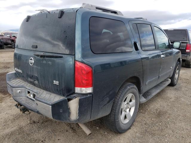 5N1AA08B76N712553 - 2006 NISSAN ARMADA SE TEAL photo 4