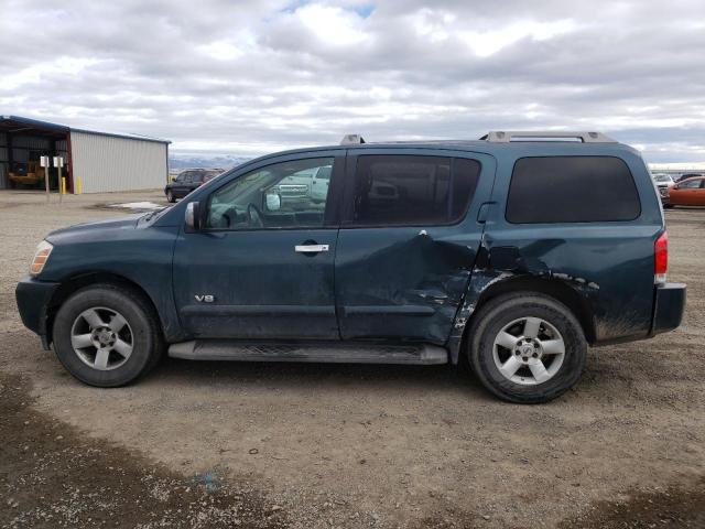 5N1AA08B76N712553 - 2006 NISSAN ARMADA SE TEAL photo 9