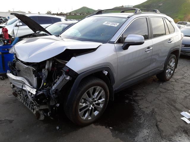 2T3C1RFV0MC163686 - 2021 TOYOTA RAV4 XLE P SILVER photo 1