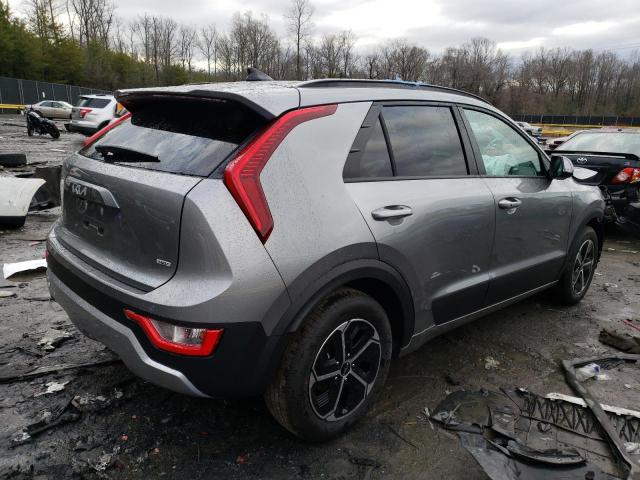 KNDCR3LE9P5053773 - 2023 KIA NIRO EX GRAY photo 3