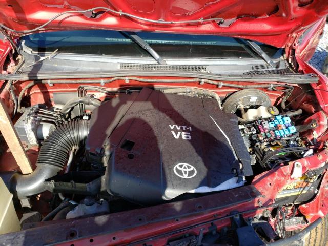 3TMJU4GNXAM092699 - 2010 TOYOTA TACOMA DOU RED photo 11