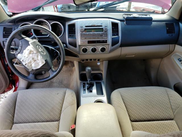 3TMJU4GNXAM092699 - 2010 TOYOTA TACOMA DOU RED photo 8