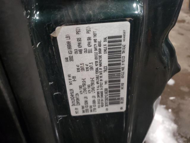 3B7KF2362YG106380 - 2000 DODGE RAM 2500 GREEN photo 12