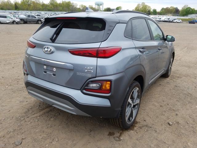 KM8K3CA5XLU468192 - 2020 HYUNDAI KONA LIMIT SILVER photo 4