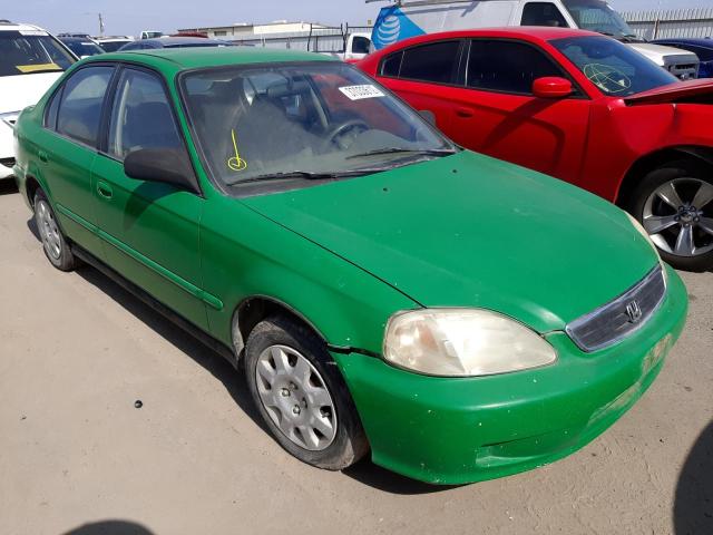 2HGEJ6618XH563603 - 1999 HONDA CIVIC BASE GREEN photo 1