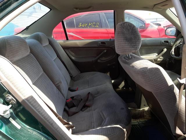 2HGEJ6618XH563603 - 1999 HONDA CIVIC BASE GREEN photo 6