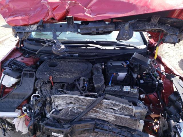 5NPE34AF1JH664142 - 2018 HYUNDAI SONATA SPO RED photo 7