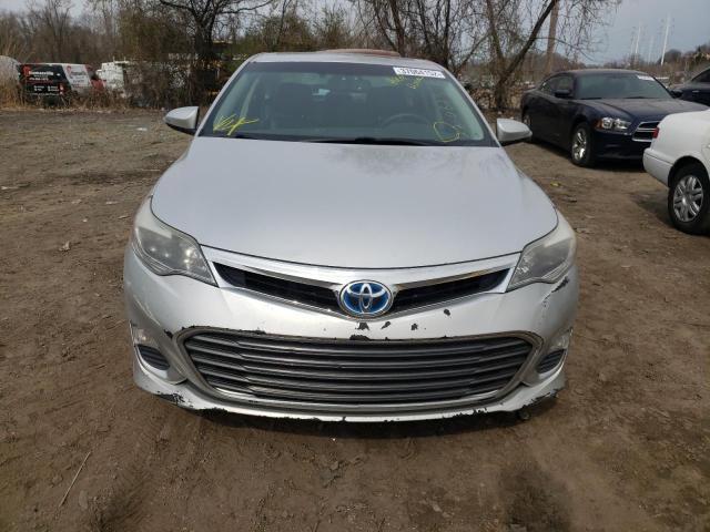 4T1BD1EB7EU021372 - 2014 TOYOTA AVALON HYB GRAY photo 9