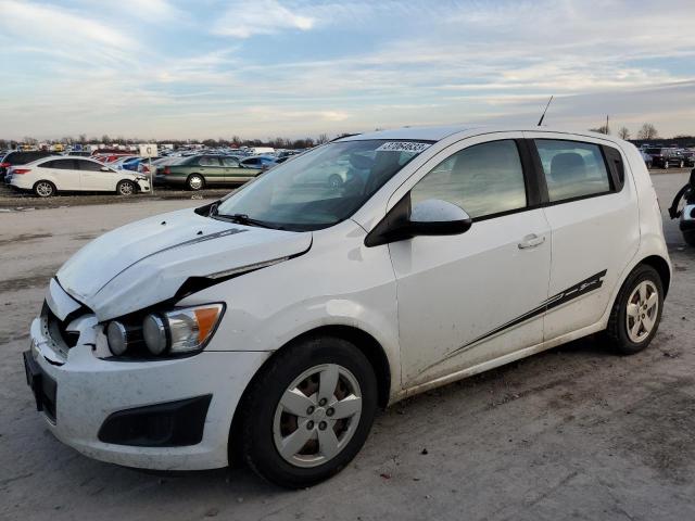 1G1JA6SH2E4171039 - 2014 CHEVROLET SONIC LS WHITE photo 1