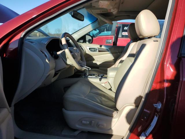 5N1AR2MM2FC615784 - 2015 NISSAN PATHFINDER RED photo 7