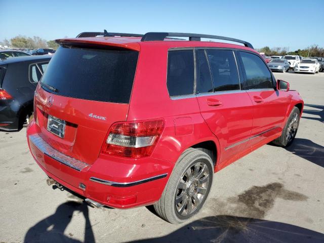 WDCGG8HB3BF630507 - 2011 MERCEDES-BENZ GLK 350 4M RED photo 3