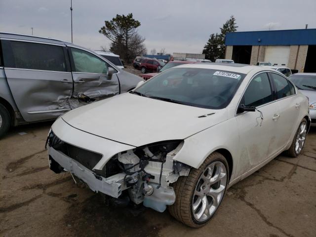 2G4GT5GX5F9139508 - 2015 BUICK REGAL GS WHITE photo 2
