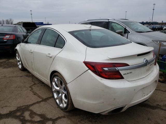 2G4GT5GX5F9139508 - 2015 BUICK REGAL GS WHITE photo 3