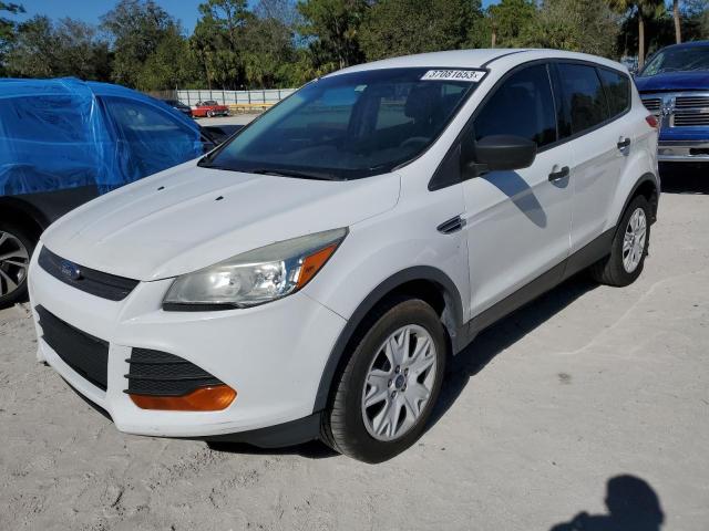 1FMCU0F79FUA37440 - 2015 FORD ESCAPE S WHITE photo 1