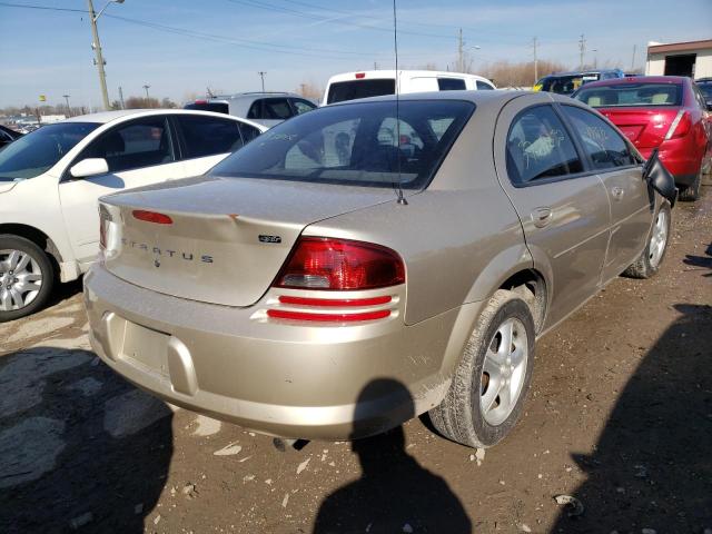 1B3EL46X36N133812 - 2006 DODGE STRATUS SX GOLD photo 4