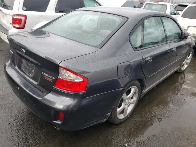 4S3BL616497221966 - 2009 SUBARU LEGACY 2.5 BLACK photo 3