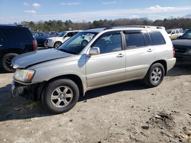 JTEDP21A540037773 - 2004 TOYOTA HIGHLANDER فضي صورة 1