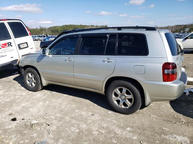 JTEDP21A540037773 - 2004 TOYOTA HIGHLANDER فضي صورة 2