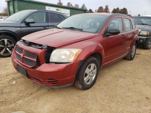 1B3HB28B67D244044 - 2007 DODGE CALIBER MAROON photo 2