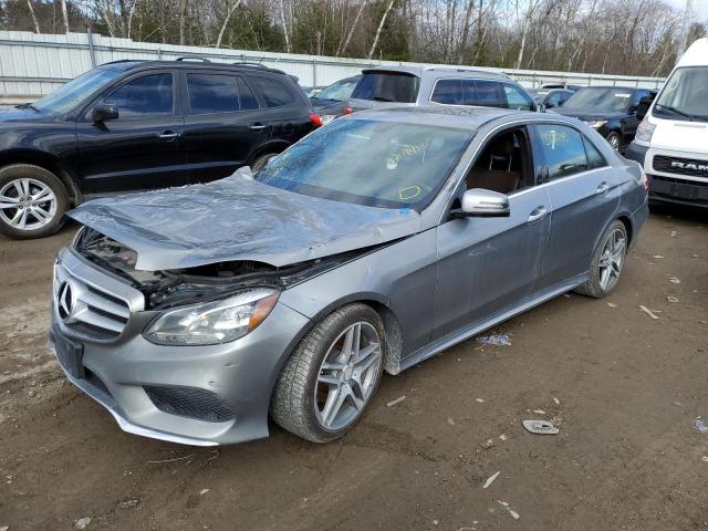 WDDHF8JB6EA818372 - 2014 MERCEDES-BENZ E 350 4MAT SILVER photo 1