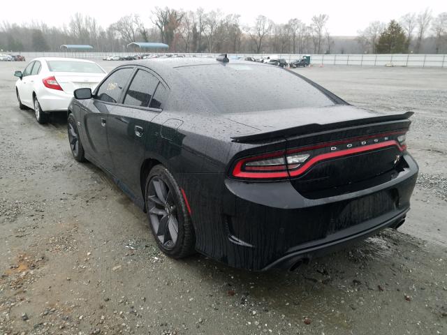 2C3CDXGJ5KH742423 - 2019 DODGE CHARGER SC BLACK photo 3