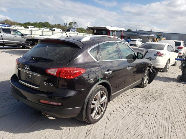 JN1BJ0HR5EM190955 - 2014 INFINITI QX50 BLACK photo 4