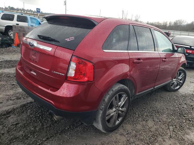 2FMDK3KC9DBB89381 - 2013 FORD EDGE LIMIT RED photo 3