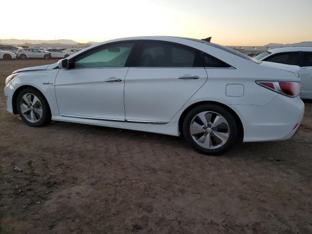 KMHEC4A42BA014075 - 2011 HYUNDAI SONATA HYB WHITE photo 2