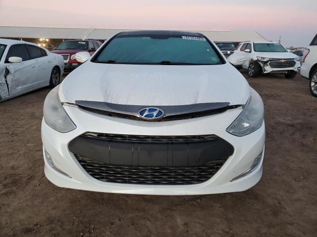 KMHEC4A42BA014075 - 2011 HYUNDAI SONATA HYB WHITE photo 5