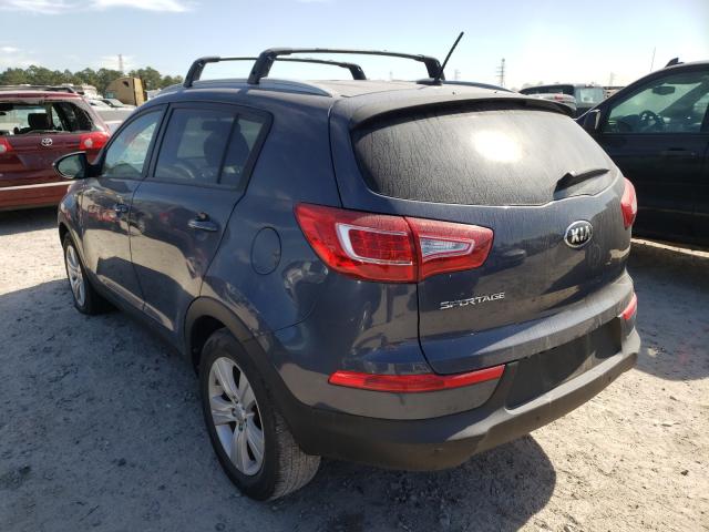 KNDPB3A2XD7393769 - 2013 KIA SPORTAGE B BLUE photo 3