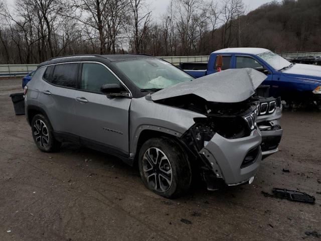 3C4NJDCB3NT149052 - 2022 JEEP COMPASS LI SILVER photo 4