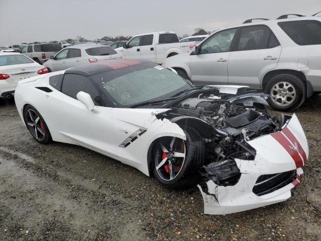 1G1YD2D71F5121098 - 2015 CHEVROLET CORVETTE S WHITE photo 4