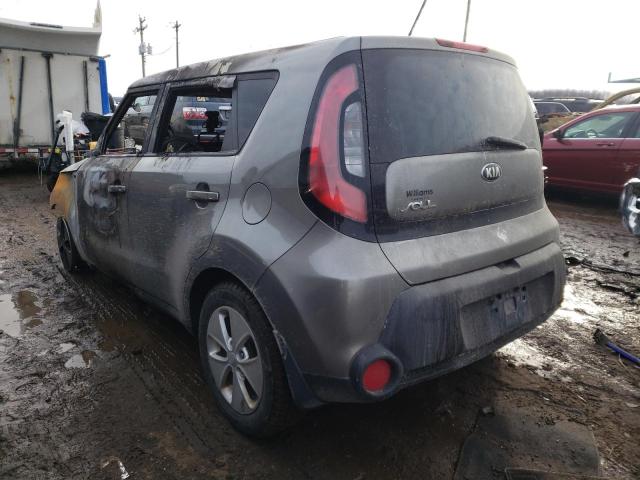 KNDJN2A26E7108820 - 2014 KIA SOUL GRAY photo 3